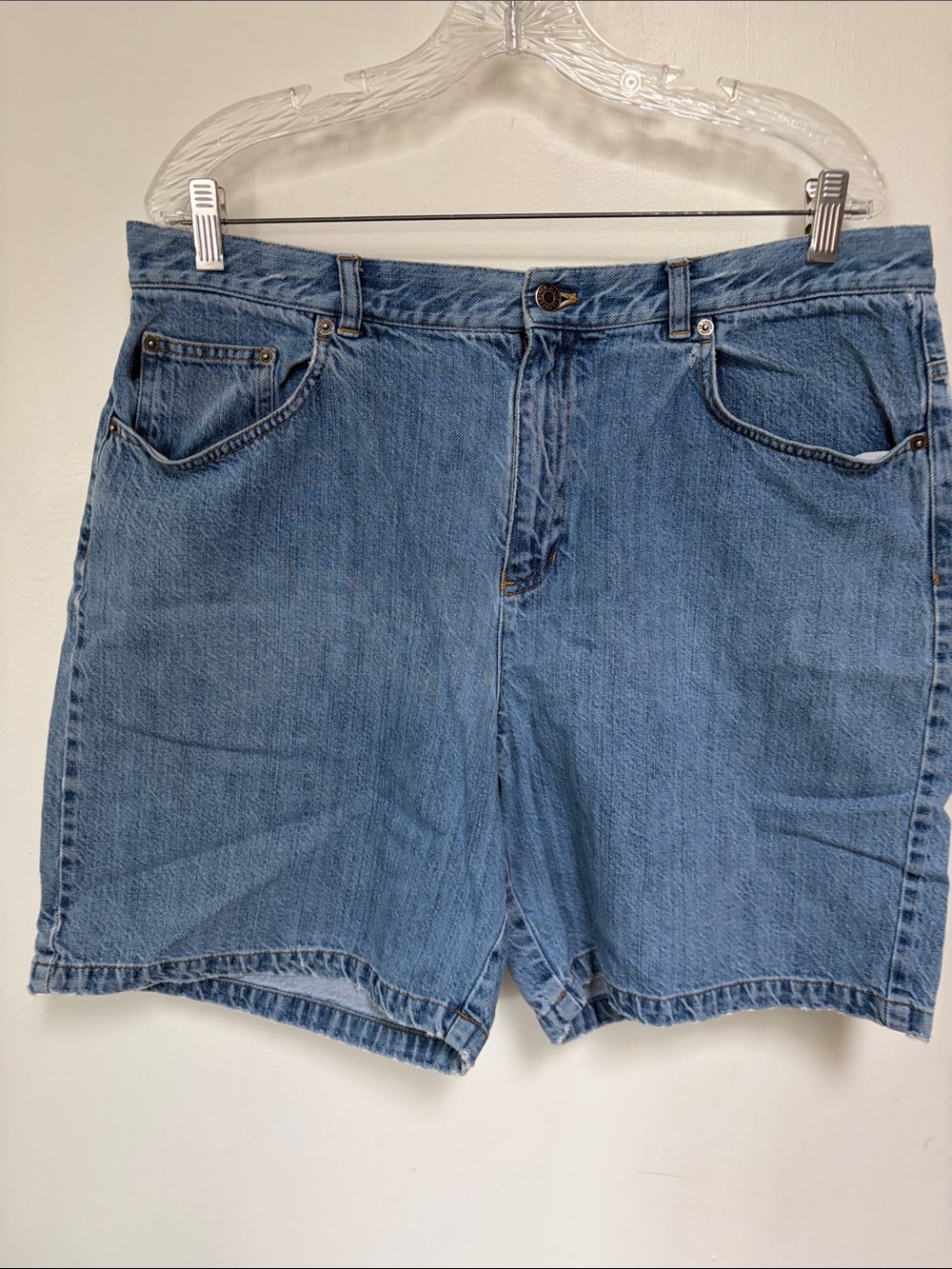 Ralph Lauren Mid-Rise Light Blue Denim Shorts